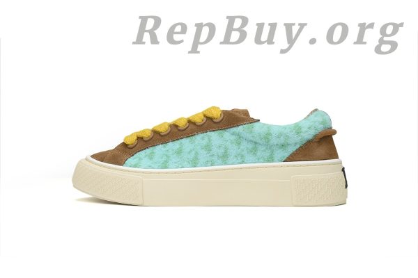 Dior B33 Sneaker Oblique Turquoise Brown 3SN272 ZIR1 6536