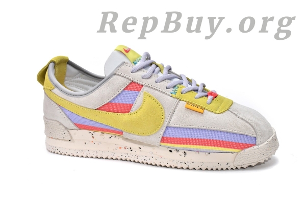 Union LA x Nike Cortez Grey Fog Lemon Frost DR1413-100 - 图片 12