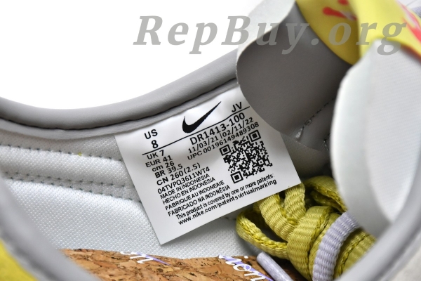 Union LA x Nike Cortez Grey Fog Lemon Frost DR1413-100 - 图片 8