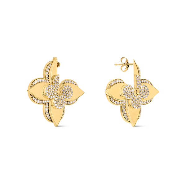 18K Louis Medaillon Earrings - 图片 2