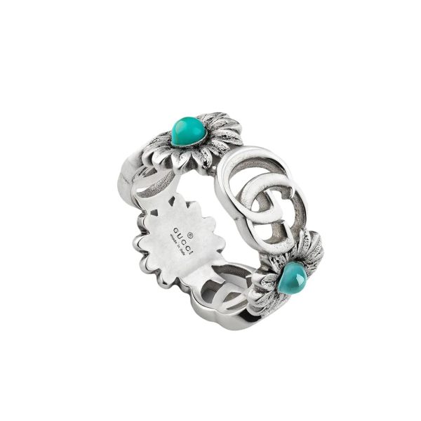 Double G Flowers Ring