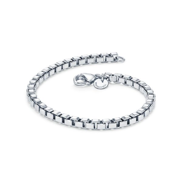 18K T Venetian Link Bracelet - 图片 2