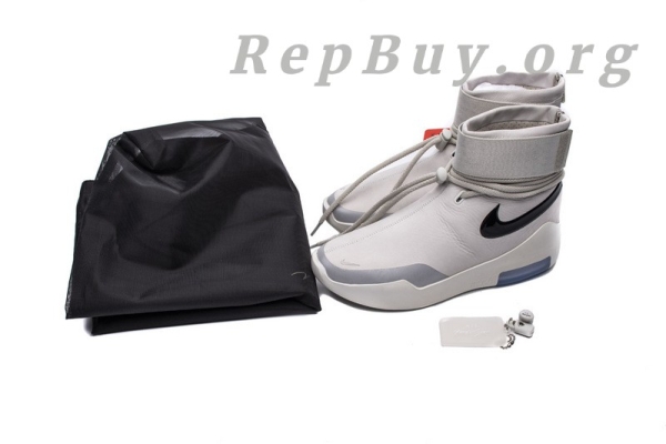 Top Version Nike Air Fear Of God 1 SA Light Bone Black AT9915-002 - Image 12