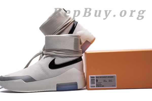 Top Version Nike Air Fear Of God 1 SA Light Bone Black AT9915-002 - Image 13