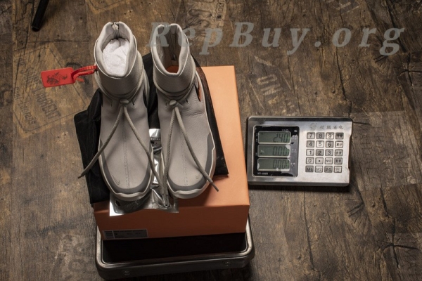 Top Version Nike Air Fear Of God 1 SA Light Bone Black AT9915-002 - Image 20