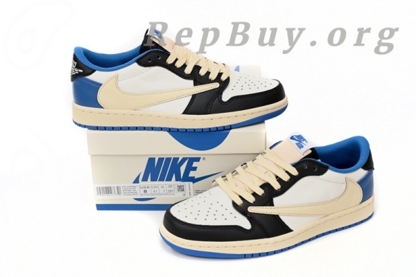 Top Version Air Jordan 1 Retro Low OG SP Fragment x Travis Scott DM7866-140 - Image 13