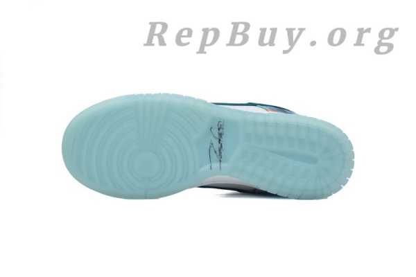 Top Version Nike SB Dunk LowFutura Laboratories Bleached Aqua HF6061-400 - Image 4