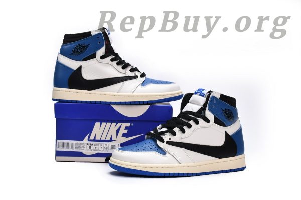 Top Version  Air Jordan 1 High OG SP Fragment x Travis Scott DH3227-105 - Image 4
