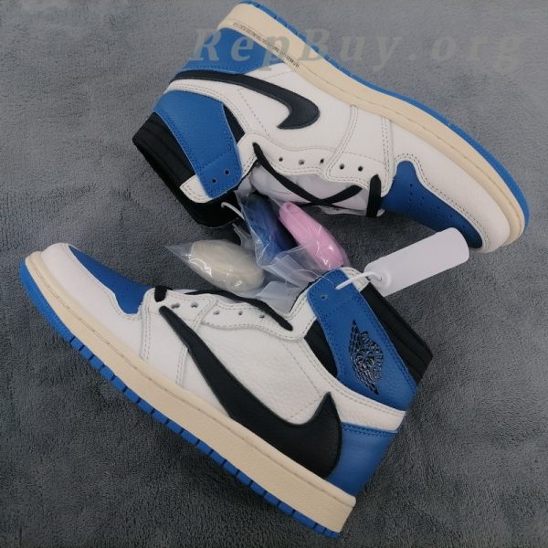 Top Version Air Jordan 1 High OG SP Fragment x Travis Scott DH3227-105 - Image 3