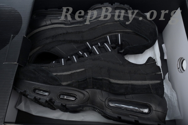 【Flash Sale】Nike Air Max 95 Comme des Garcons Black CU8406-001 - Image 12