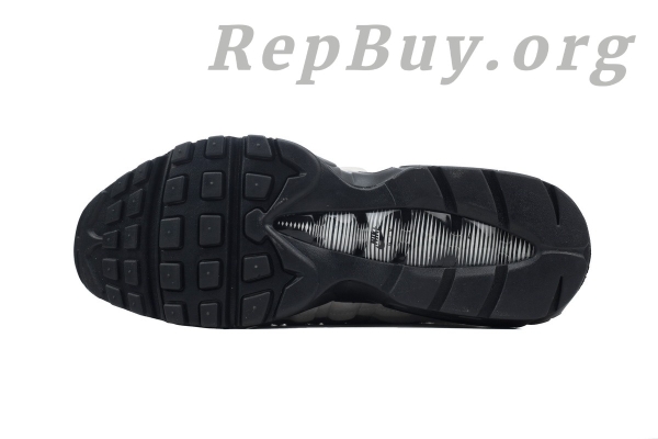 【Flash Sale】Nike Air Max 95 Comme des Garcons Black Grey CU8406-101 - Image 4