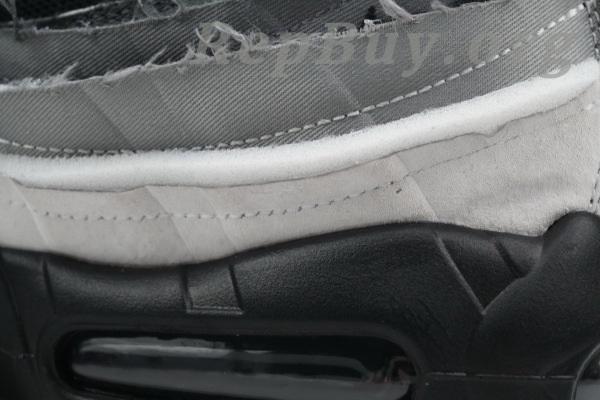 【Flash Sale】Nike Air Max 95 Comme des Garcons Black Grey CU8406-101 - Image 5