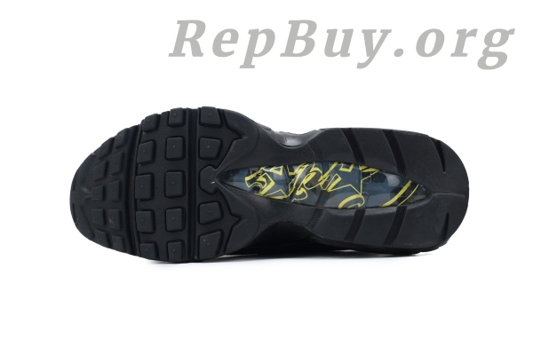 【Free shipping】Nike Air Max 95 SP Corteiz Black Tour Yellow FB2709-003 - Image 4