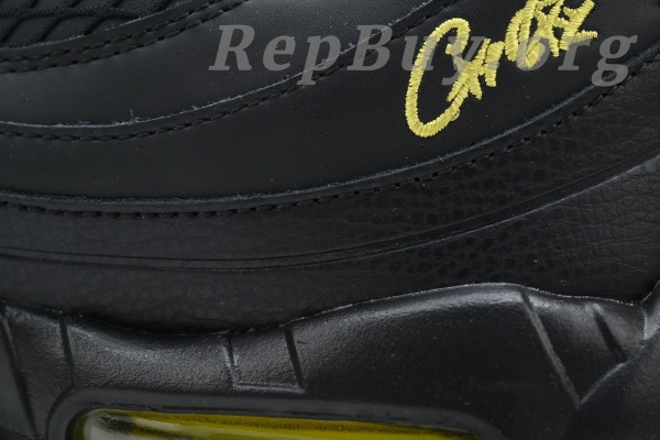 【Free shipping】Nike Air Max 95 SP Corteiz Black Tour Yellow FB2709-003 - Image 5
