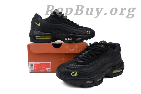 【Free shipping】Nike Air Max 95 SP Corteiz Black Tour Yellow FB2709-003 - Image 10