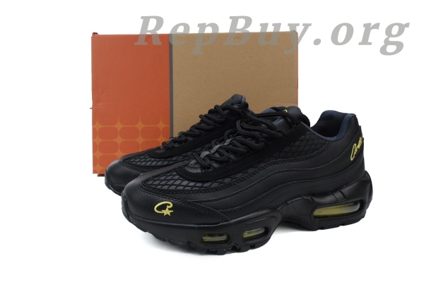 【Free shipping】Nike Air Max 95 SP Corteiz Black Tour Yellow FB2709-003 - Image 11