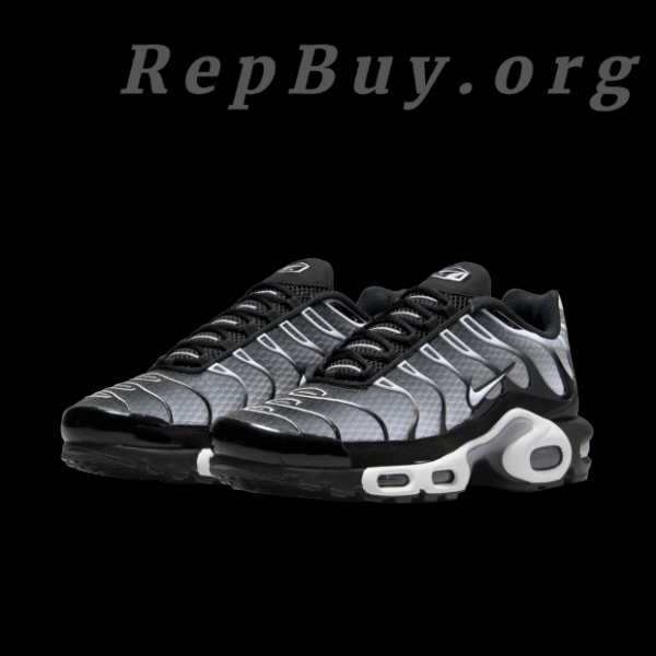 【Free shipping】Nike Air Max Plus Black Silver White DM0032-003 - 图片 4
