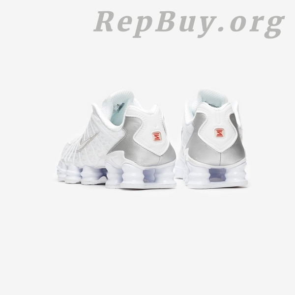 【Free shipping】Nike Shox TL White Metallic Silver AV3595-100 - 图片 6