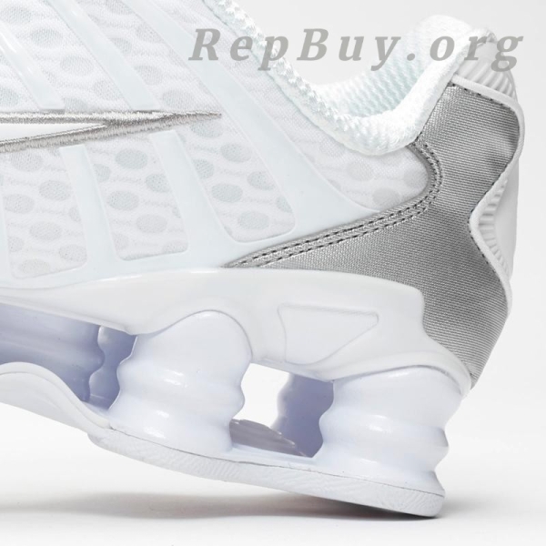 【Free shipping】Nike Shox TL White Metallic Silver AV3595-100 - 图片 10