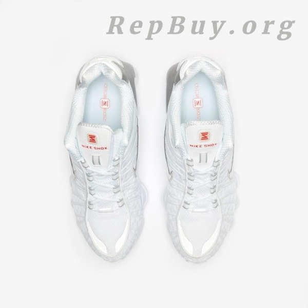 【Free shipping】Nike Shox TL White Metallic Silver AV3595-100 - 图片 7