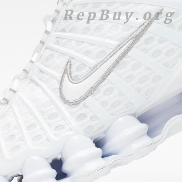 【Free shipping】Nike Shox TL White Metallic Silver AV3595-100 - 图片 8