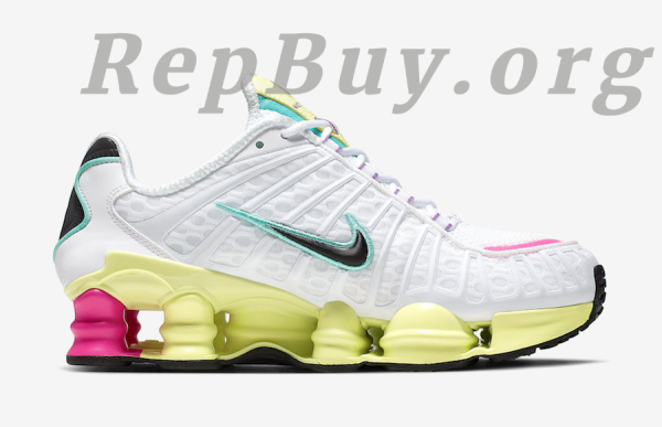 【Free shipping】Nike Shox TL White Multi-Color AR3566-102 - Image 2
