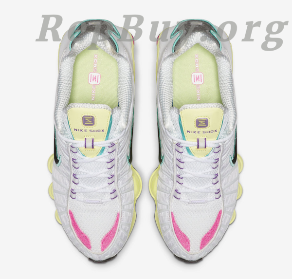 【Free shipping】Nike Shox TL White Multi-Color AR3566-102 - Image 3