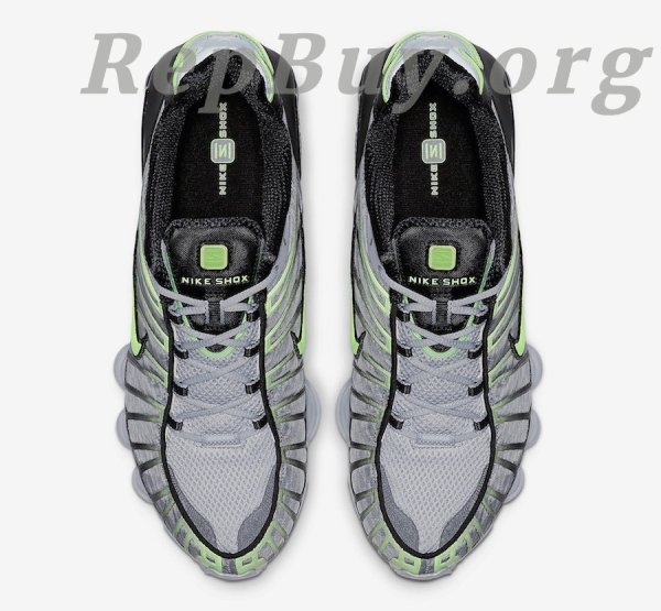 【Free shipping】Nike Shox TL Wolf Grey Lime Blast AV3595-005 - 图片 5
