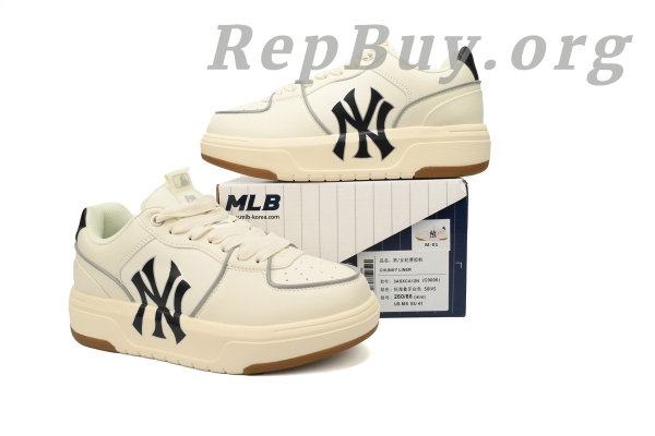 Giày MLB Chunky Liner Low New York Yankees 'Ivory' 3ASXGA12N-50IVS - Image 10