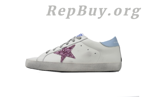 Golden Goose Super Star 'Blue Heel'