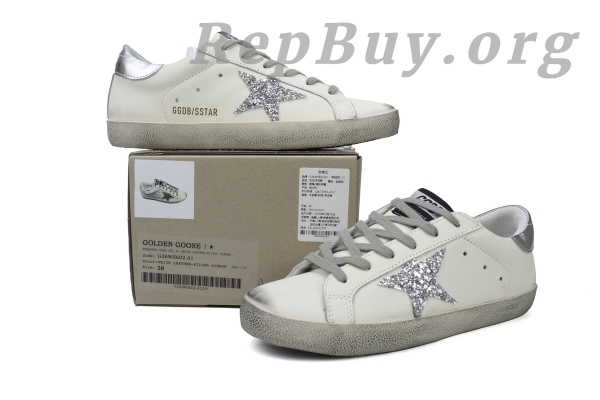 Golden Goose Super Star 'Silver Heel' - 图片 9
