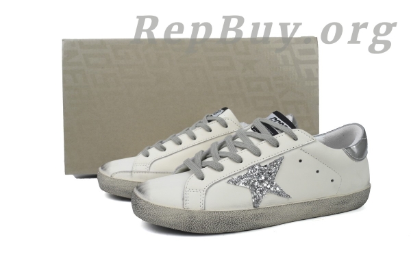 Golden Goose Super Star 'Silver Heel Silver Star' - 图片 10