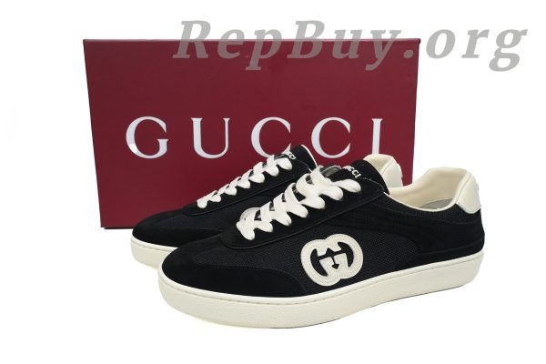 Gucci Interlocking G Sneaker Black 791742 AADM0 4141 - 图片 11