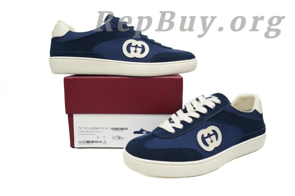 Gucci Interlocking G Sneaker Blue 791742 AADM0 4141 - 图片 12