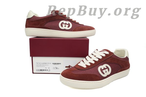 Gucci Interlocking G Sneaker Brown 791742 AADM0 4141 - 图片 10
