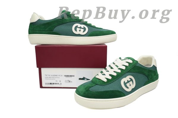 Gucci Interlocking G Sneaker Green 791742 AADM0 3143 - 图片 12