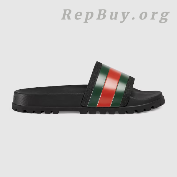 Gucci Men's slide sandal with Web 429469 GIB10 1098