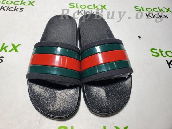 Gucci Men's slide sandal with Web 429469 GIB10 1098 - 图片 3