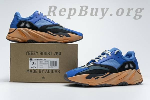 Top Version adidas Yeezy Boost 700 Bright Blue GZ0541 - 图片 26