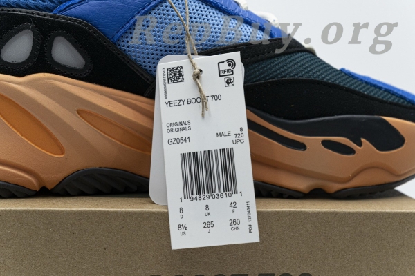 Top Version adidas Yeezy Boost 700 Bright Blue GZ0541 - 图片 27