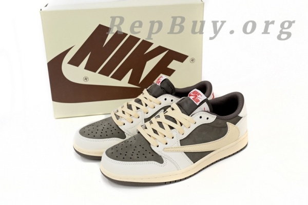 Top Version Air Jordan 1 Retro Low OG SP Travis Scott Reverse Mocha DM7866-162 - Image 15