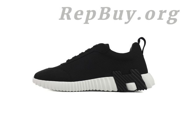 Hermes Bouncing Sneaker Black And White