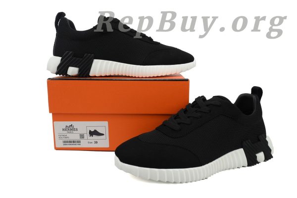 Hermes Bouncing Sneaker Black And White - 图片 9