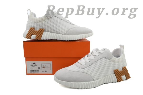 Hermes Bouncing Sneaker Grey Orange - 图片 9