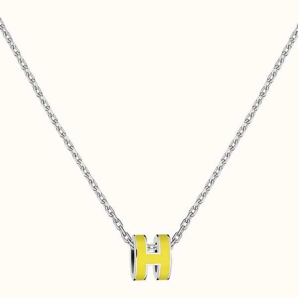 18K Mini Pop H Yellow Necklace
