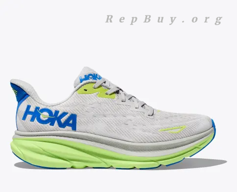 Hoka One One Clifton 9 Blanc De Blanc Virtual Blue replica, high quality replica Hoka Clifton 9, best fake Hoka shoes, premium copy Hoka One One, Clifton 9 Blanc De Blanc knockoff, top replica running shoes, Hoka Clifton 9 Virtual Blue rep