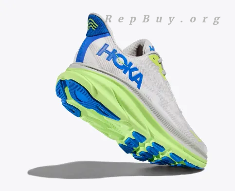 Hoka One One Clifton 9 Blanc De Blanc Virtual Blue replica, high quality replica Hoka Clifton 9, best fake Hoka shoes, premium copy Hoka One One, Clifton 9 Blanc De Blanc knockoff, top replica running shoes, Hoka Clifton 9 Virtual Blue rep