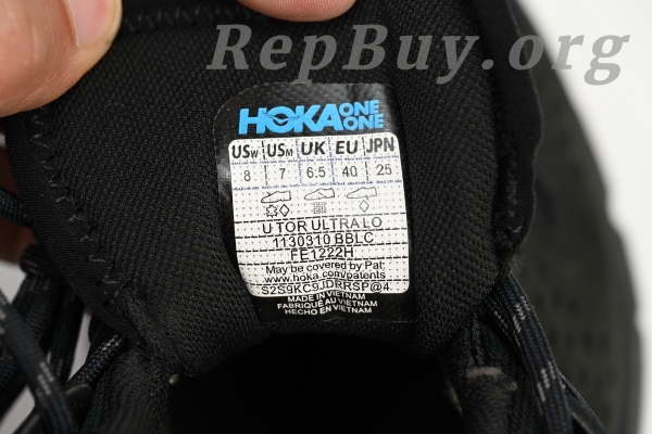 HOKA ONE ONE TOR ULTRA Low Black 1130310 -BBLC - 图片 8