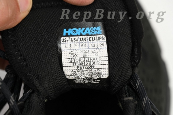 HOKA ONE ONE TOR ULTRA Low Black 1130310 -BBLC - 图片 9