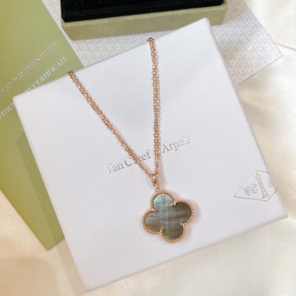 18K Magic Alhambra One Motif Pearl Necklace - 图片 9